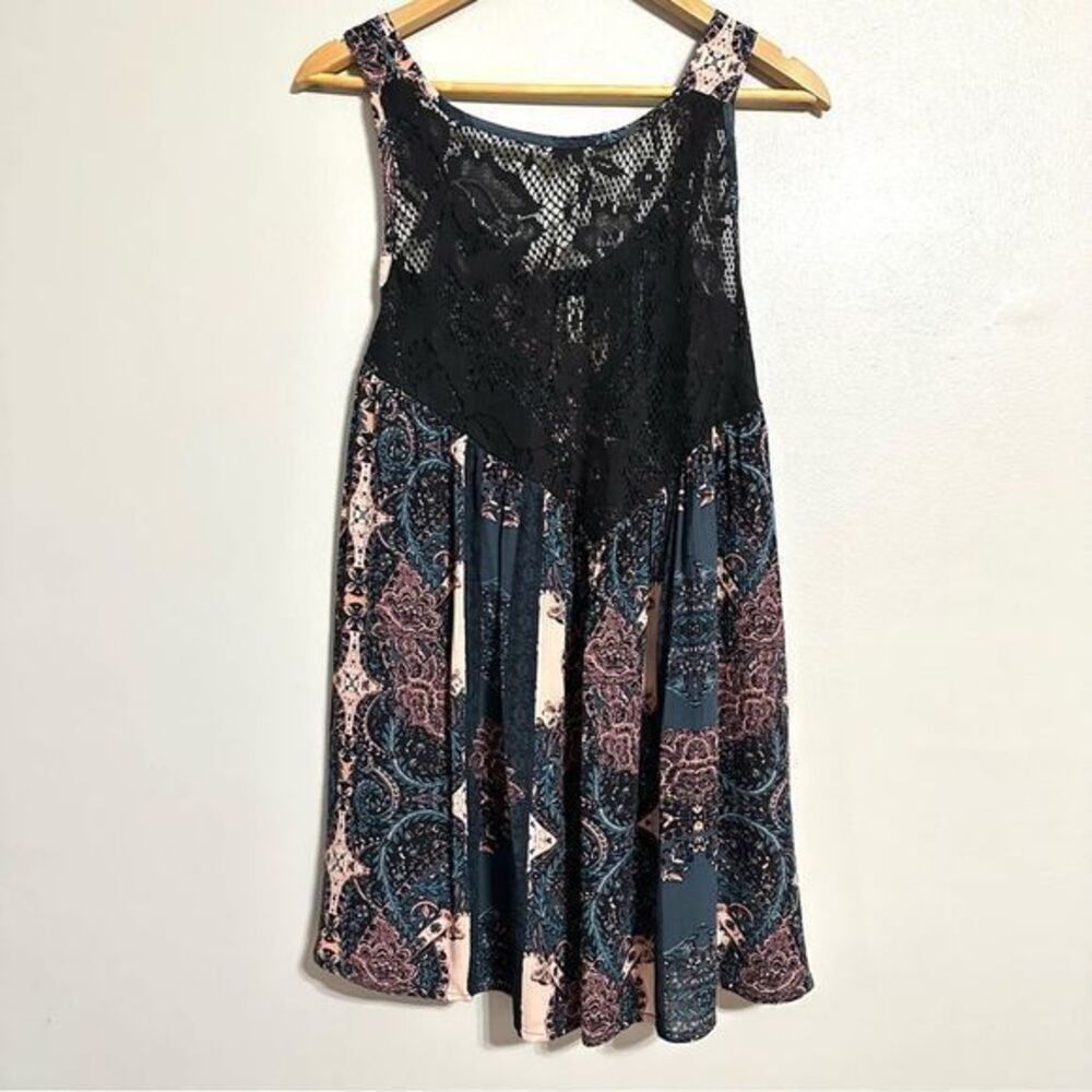 Free People Intimately Women’s Small Count Me In Trapeze tunic top dress 637B9